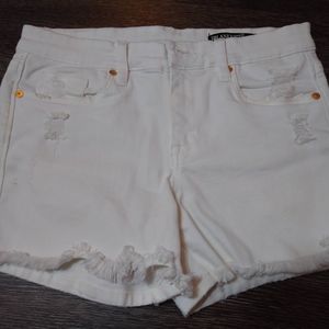 BLANKNYC White Denim Shorts